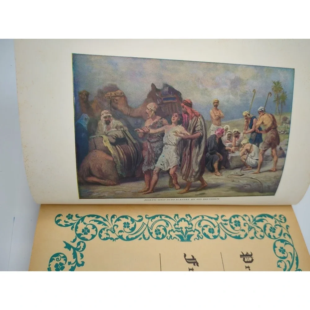 VTG 1962 Child's Bible Reader Illustrated With Color Plates By‎ Charlotte Yonge